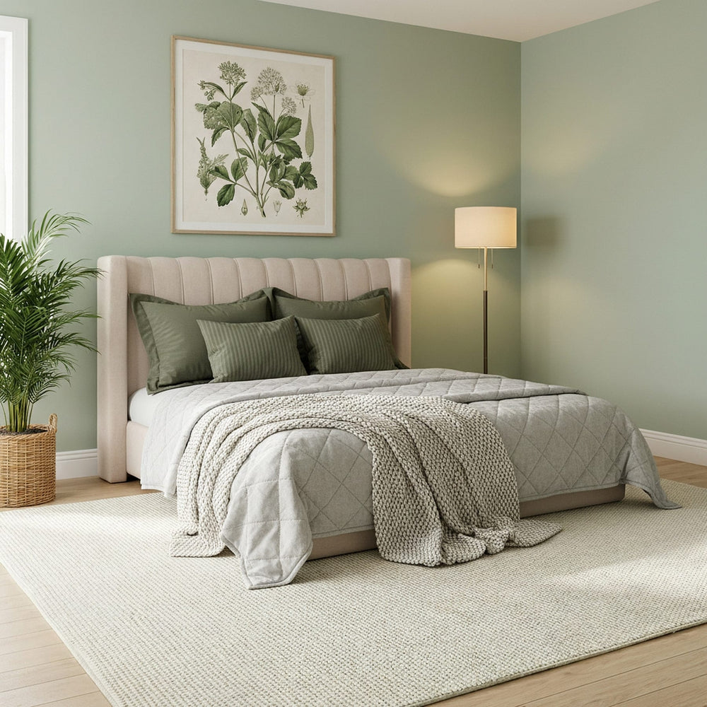 Arroyo Upholstered Queen Bed - Cashew - View 2
