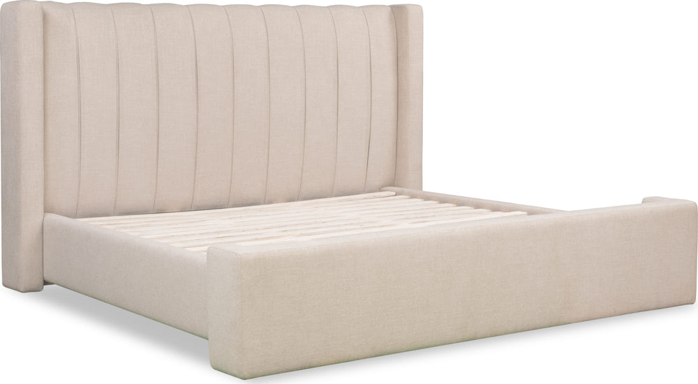 Arroyo Upholstered Queen Bed - Cashew - View 8