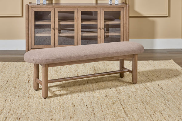 Westfield Ovl Upholstered Bnch - Wt Bed/Clt