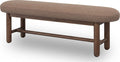 Westfield Oval Upholstered Bench - Wt Bed/Clt