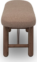 Westfield Oval Upholstered Bench - Wt Bed/Clt
