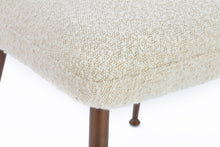 Avery Upholstered Dining Chair in Ricotta Boucle and Bronze Metal - View 3