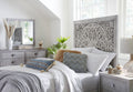 Coastal Chic Plain Mirror in Washed White