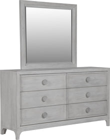 Coastal Chic Six-Drawer Dresser in Washed White - View 6