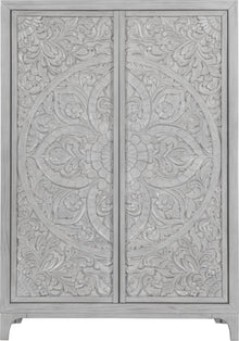 Coastal Chic Wardrobe Chest in Washed White - View 4