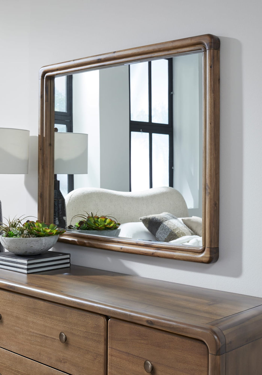 Bentley Beveled Glass Wall or Dresser Mirror in Impala - View 4