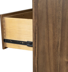 Bentley Five Drawer Acacia Wood Chest in Impala - View 7