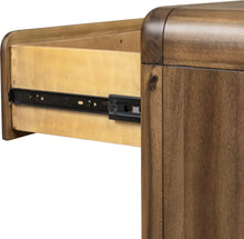 Bentley Three Drawer Acacia Wood Nightstand in Impala - View 6