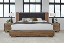 Bentley Two Drawer Acacia Wood Nightstand in Impala - View 9