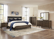 Beachwood Five Drawer Walnut Chest in Wild Oats Brown - View 4