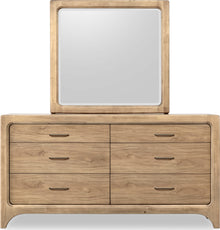 Wellington Drs Mirror - Brioche - View 5