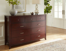 Bradford Nine Drawer Dresser In Cinnamon