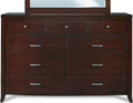 Bradford Nine Drawer Dresser In Cinnamon