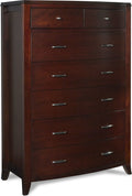 Bradford Seven Drawer Chest in Cinnamon