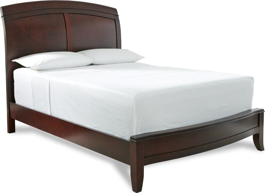 Bradford Wood Sleigh Bed in Cinnamon - View 5