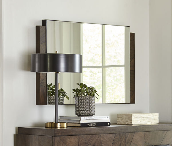 Brooks Chesser Mirror in Wild Oats Brown