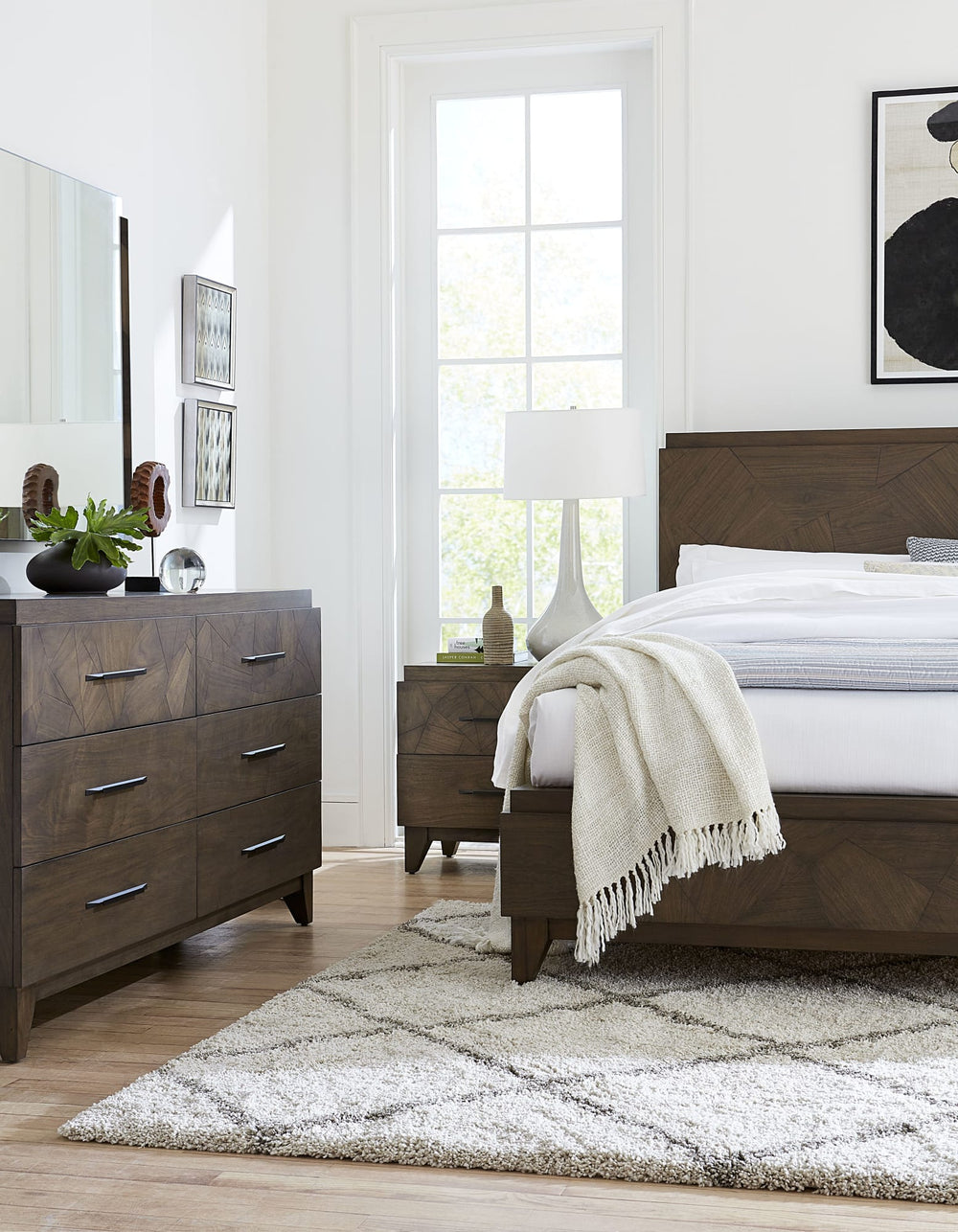 Brooks Six-Drawer Dresser in Wild Oats Brown - View 4