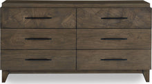 Brooks Six-Drawer Dresser in Wild Oats Brown - View 7