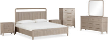 Carrington Eight Drawer Oak Wood Dresser in Chai - View 6