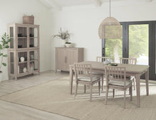 Carrington Two Door Two Drawer Bar Cabinet with Stemware Rack and Wine Rack in Chai - View 9