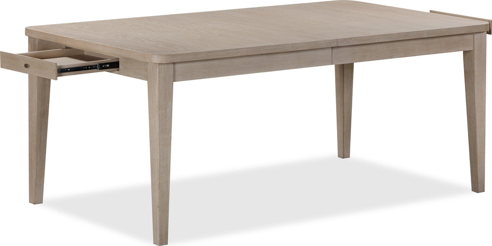 Carrington Two Drawer Extendable Dining Table in Chai - View 6
