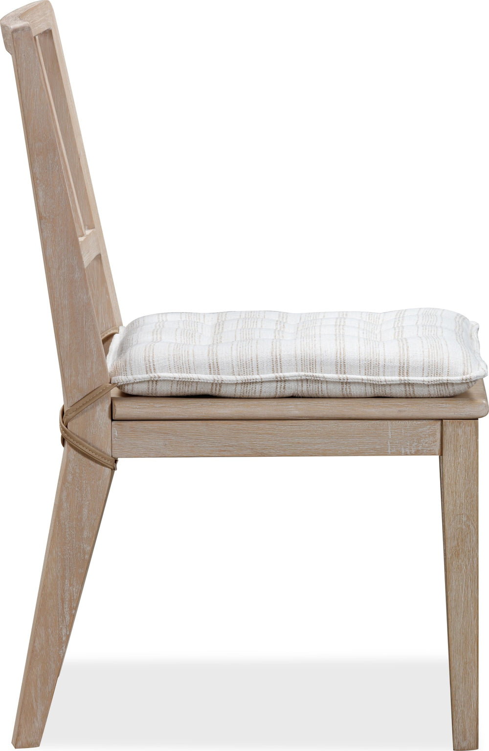 Carrington Wood Dining Chair with Detachable Cushion in Chai and Oat - View 4