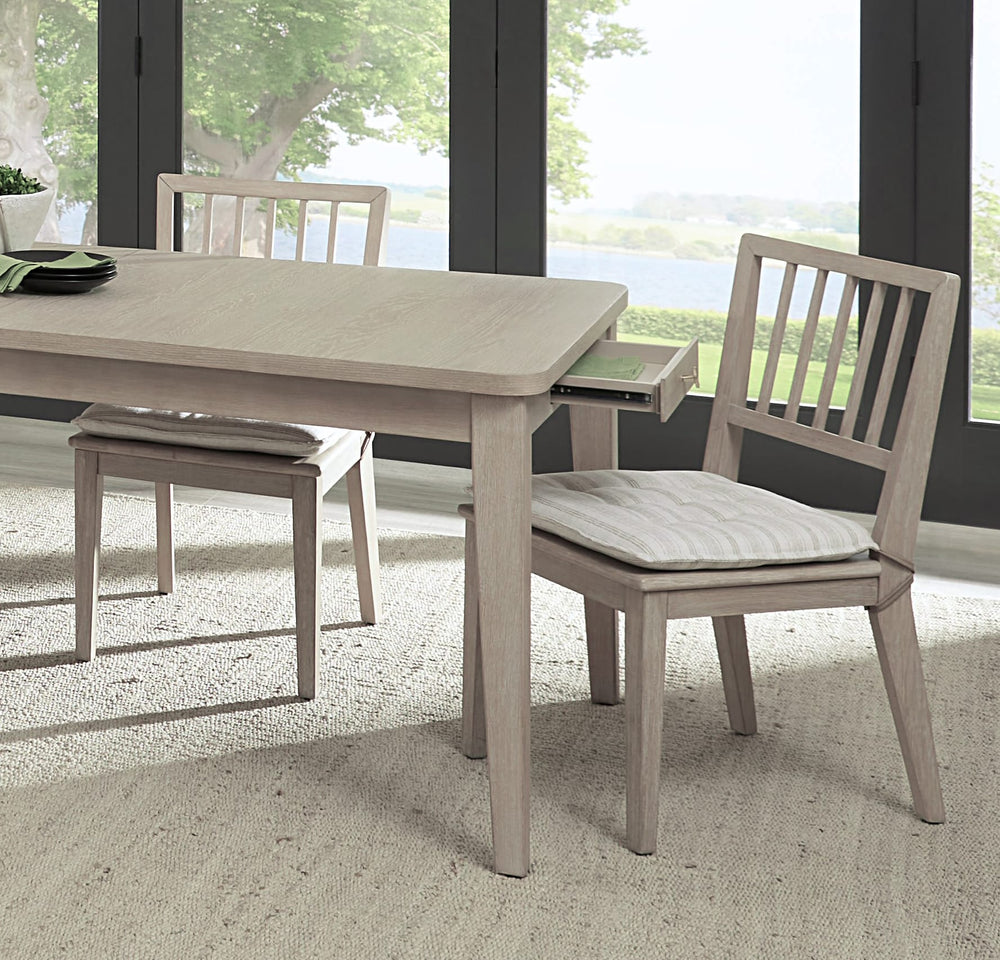 Carrington Wood Dining Chair with Detachable Cushion in Chai and Oat - View 6