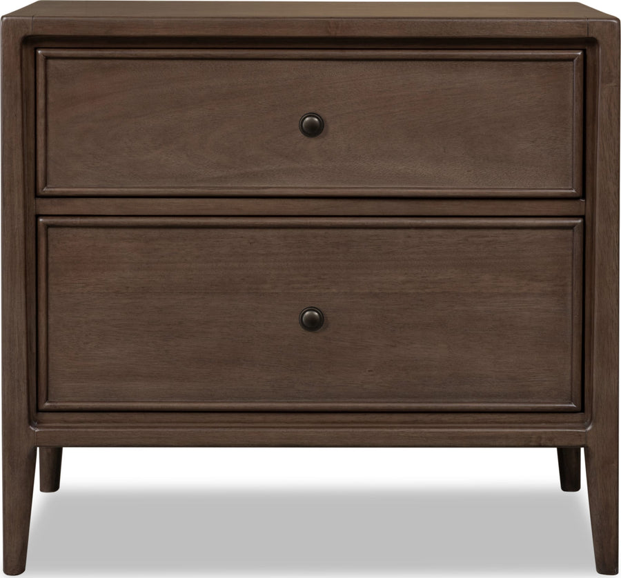 Cambridge 2 Drw Nightstand w/CM - P Pie - View 2