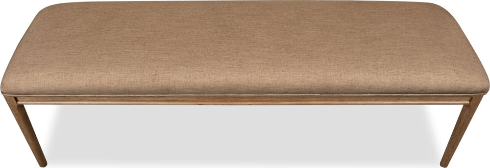 Cambridge Upholstered Bnch - W Bd/Tf Cr - View 5