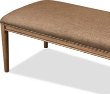 Cambridge Upholstered Bnch - W Bd/Tf Cr - View 7