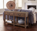 Charleston Reclaimed Wood Console Table in Smoky Taupe