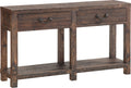 Charleston Reclaimed Wood Console Table in Smoky Taupe