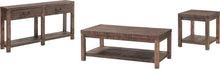 Charleston Reclaimed Wood Rectangular Coffee Table in Smoky Taupe - View 5