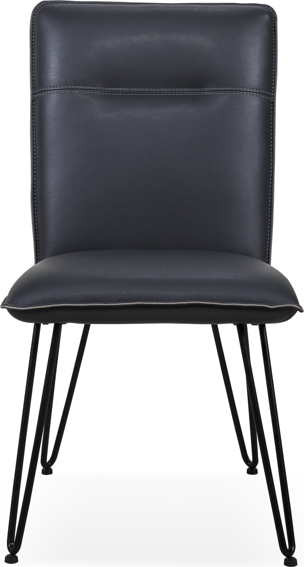 Demi Hairpin Leg Modern Dining Chair in Cobalt - View 3