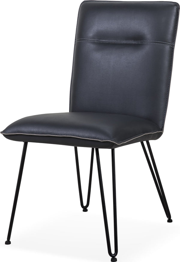Demi Hairpin Leg Modern Dining Chair in Cobalt