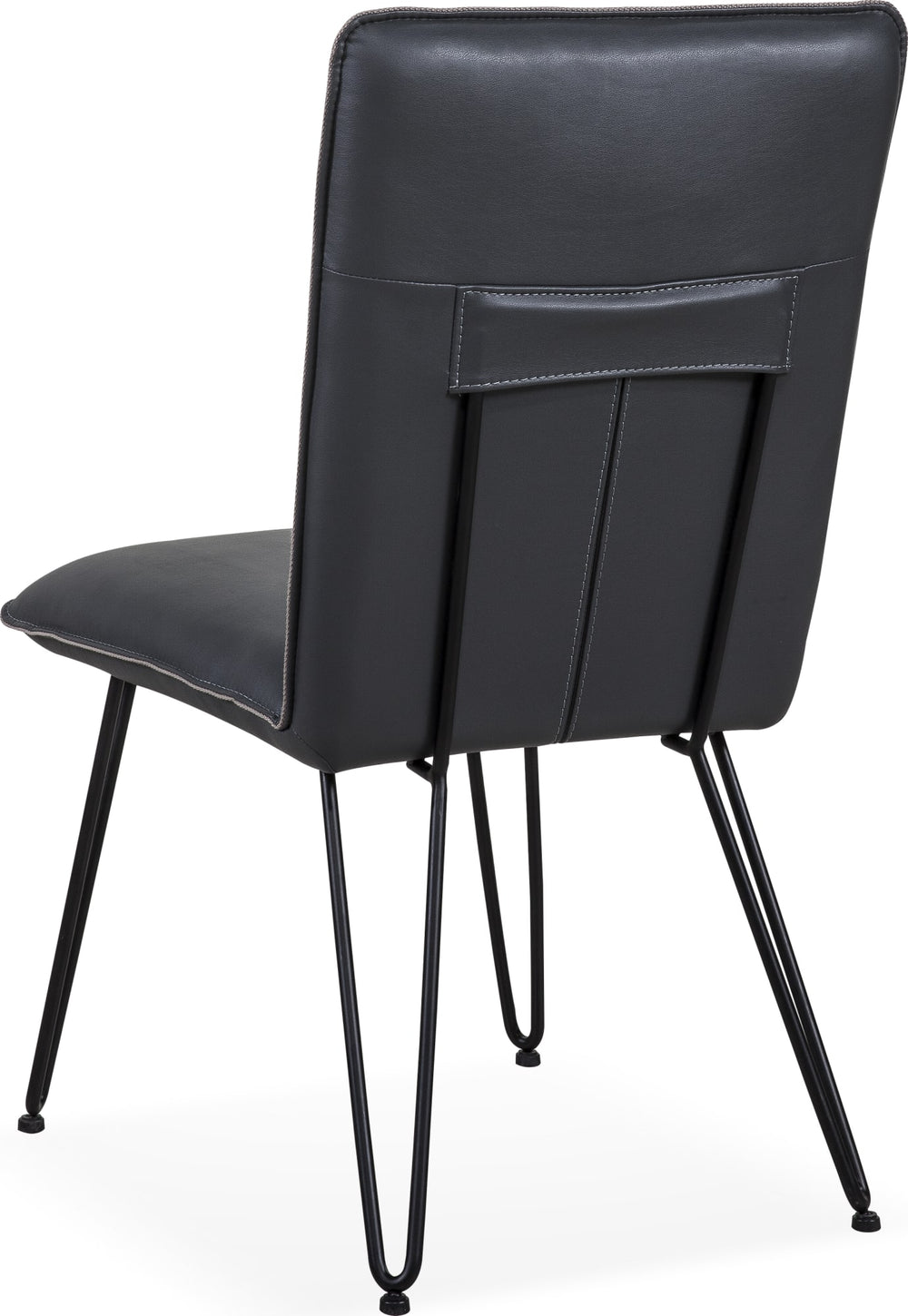 Demi Hairpin Leg Modern Dining Chair in Cobalt - View 5