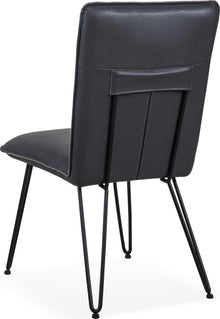 Demi Hairpin Leg Modern Dining Chair in Cobalt - View 5