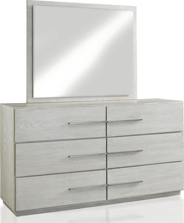 Driftwood Six Drawer Dresser in Cotton Grey alternate view