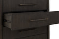 Dorchester Five Drawer Chest in Basalt Grey