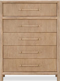 Dorchester Five Drawer Chest in Granola