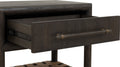 Dorchester One Drawer USB-charging Nightstand in Basalt Grey
