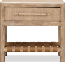 Dorchester One Drawer USB-charging Nightstand in Granola - View 4