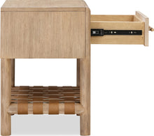 Dorchester One Drawer USB-charging Nightstand in Granola - View 6