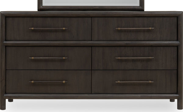 Dorchester Six Drawer Dresser in Basalt Grey