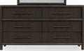 Dorchester Six Drawer Dresser in Basalt Grey