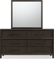 Dorchester Six Drawer Dresser in Basalt Grey - View 5
