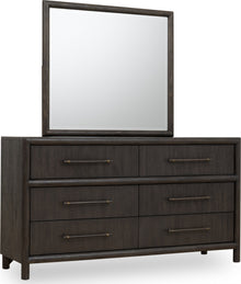 Dorchester Six Drawer Dresser in Basalt Grey - View 6