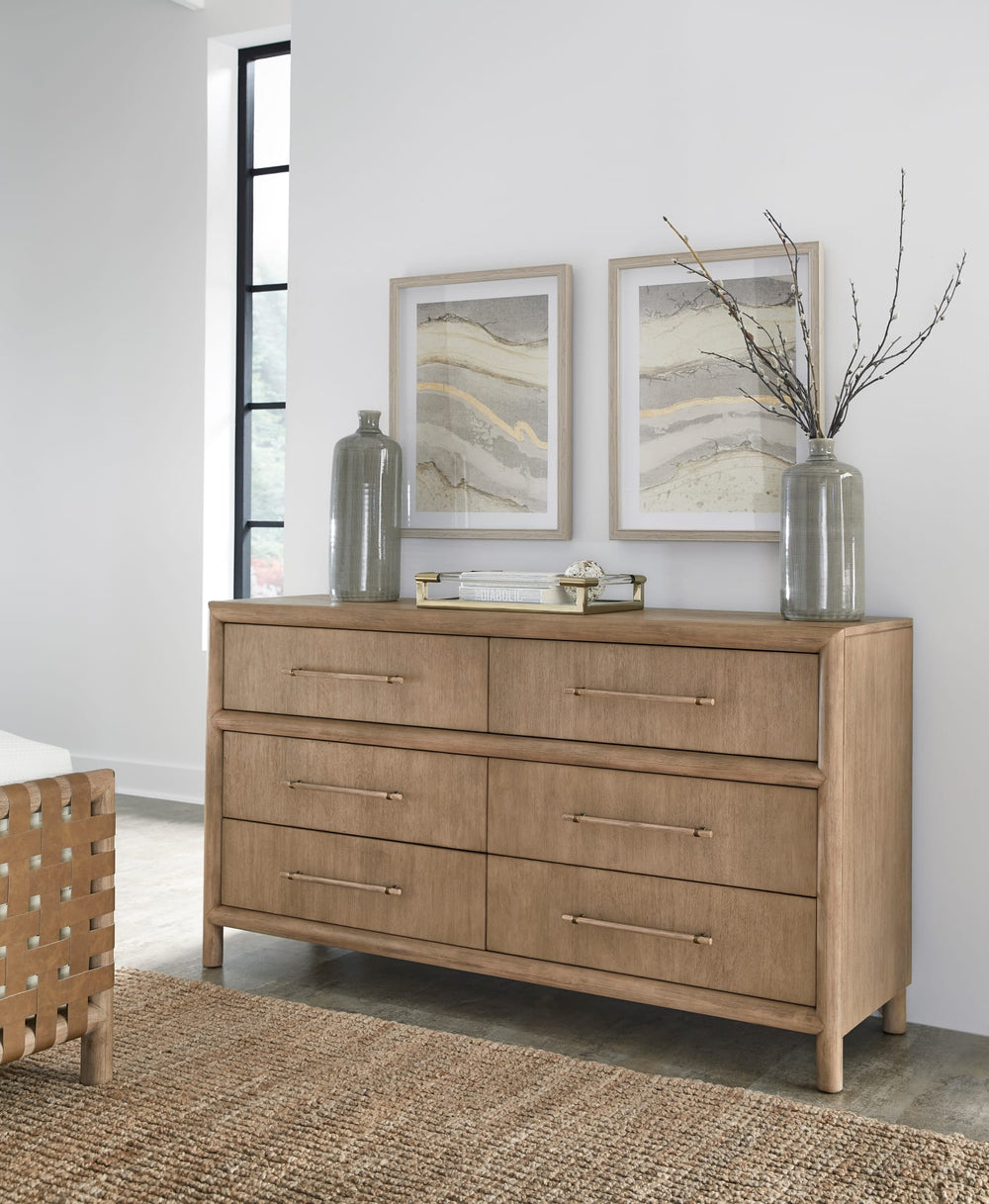 Dorchester Six Drawer Dresser in Granola