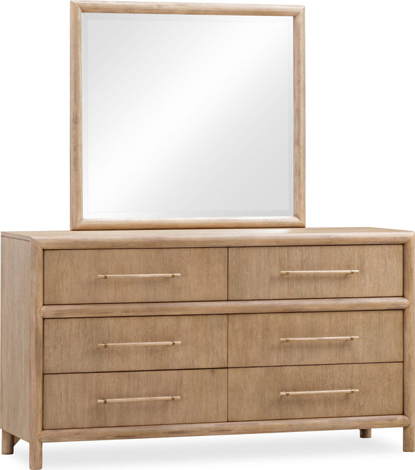 Dorchester Six Drawer Dresser in Granola alternate view