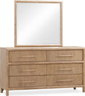Dorchester Six Drawer Dresser in Granola